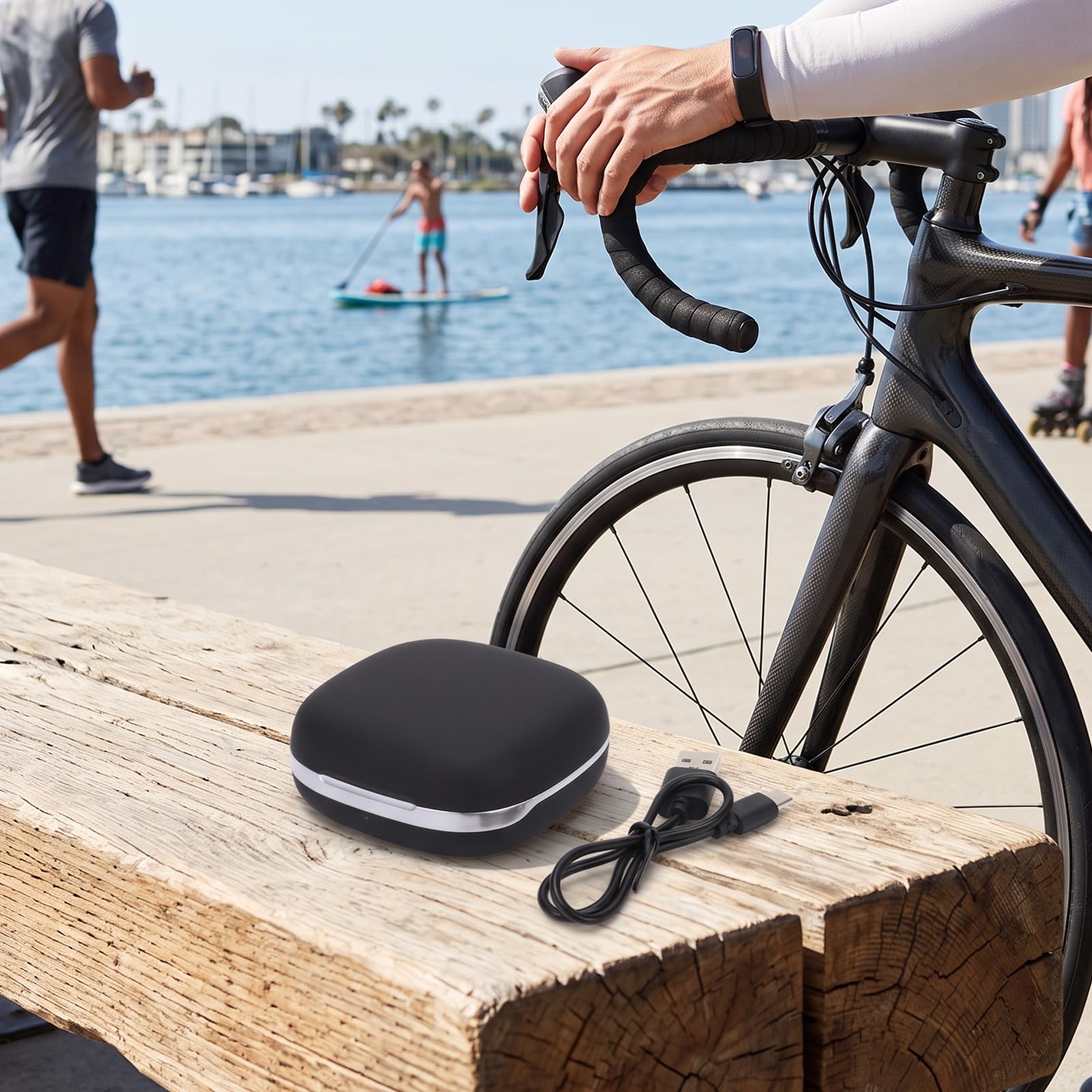 Cuifati Offene Ohrhörer mit Touch-Steuerung, Bluetooth 5.3-Ohrbügel Zum