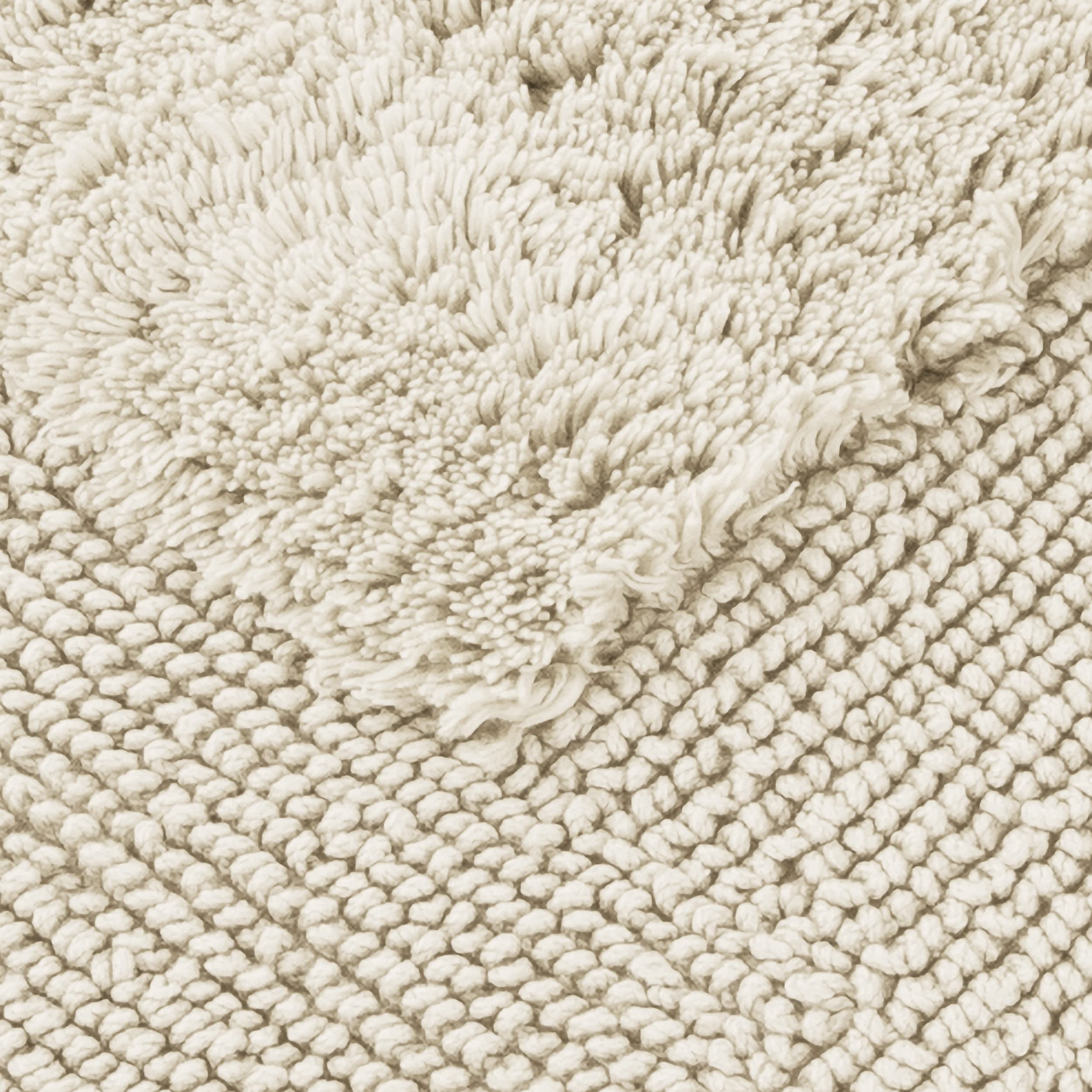 Möve Loft Getuftete Badematte 60 x 100 cm aus 100% Baumwolle, Nature