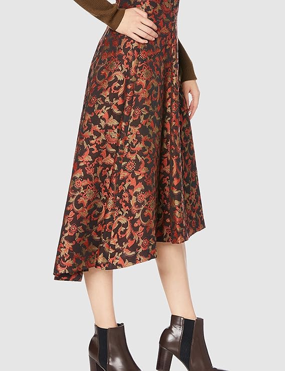 グレースコンチネンタル スカート グレースコンチネンタル レディース オレンジ 36 ひざ丈スカート 最新コレックション Www Fyba Ca