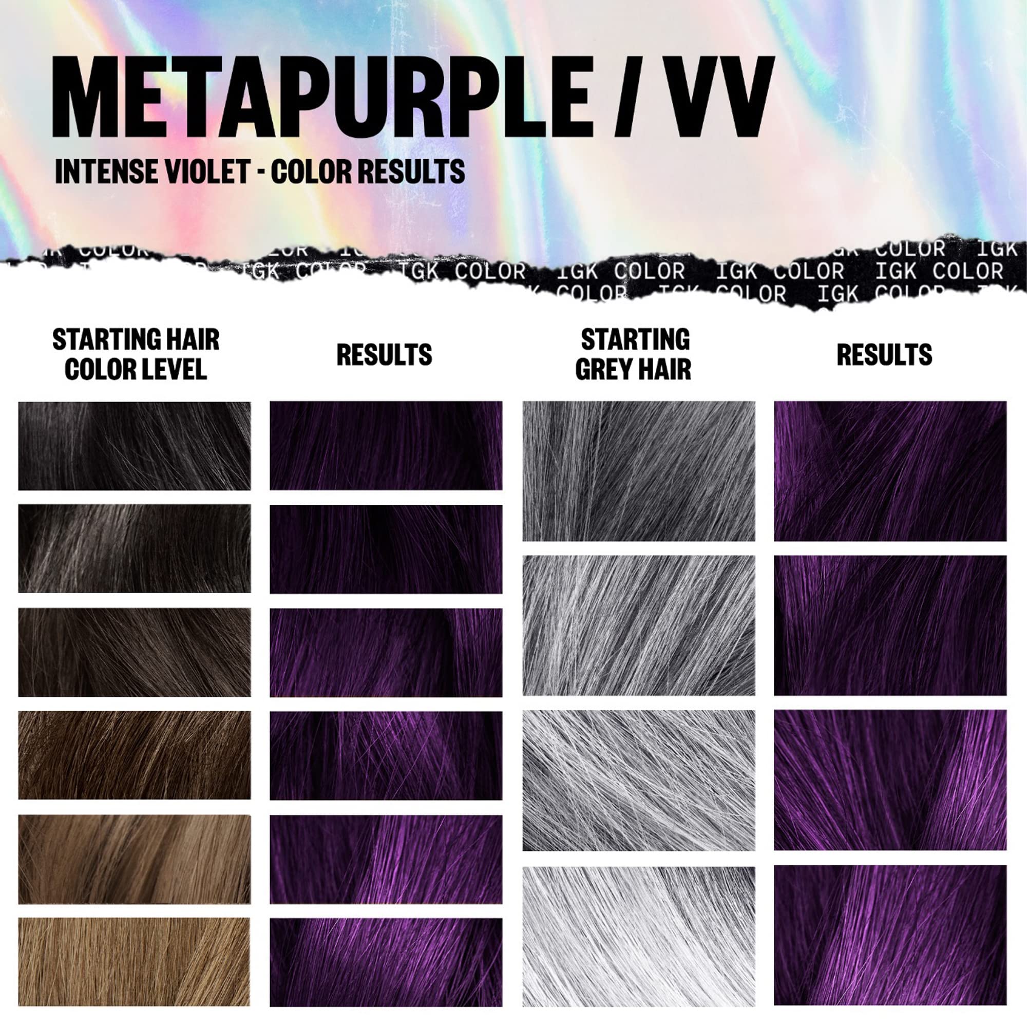 Snapklik.com : Permanent Hair Dye Color Kit METAPURPLE - Intense Violet ...