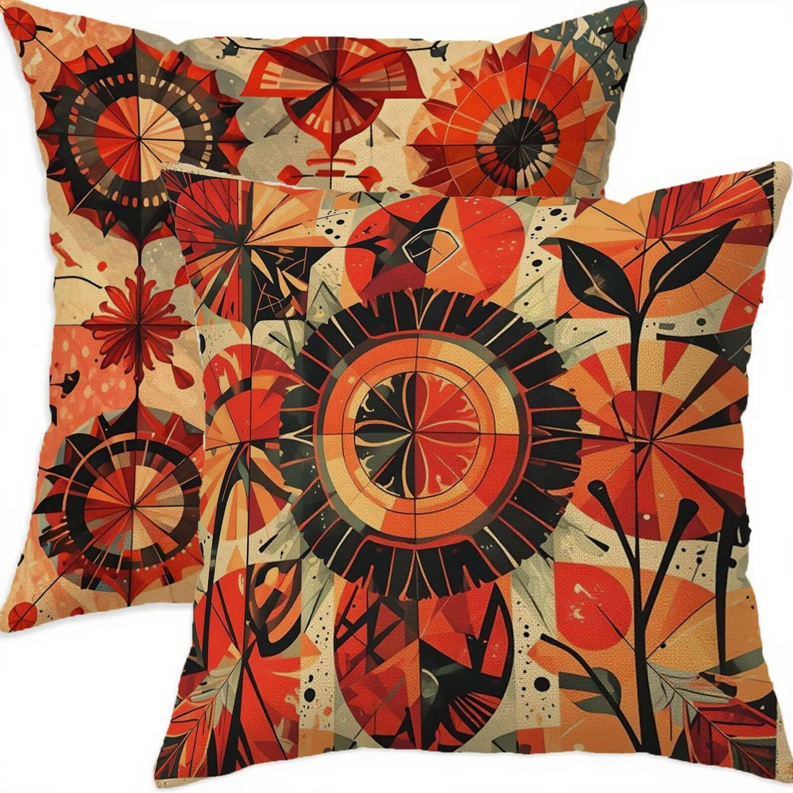Housse coussin 75x75cm imperméable avec fermeture éclair invisible