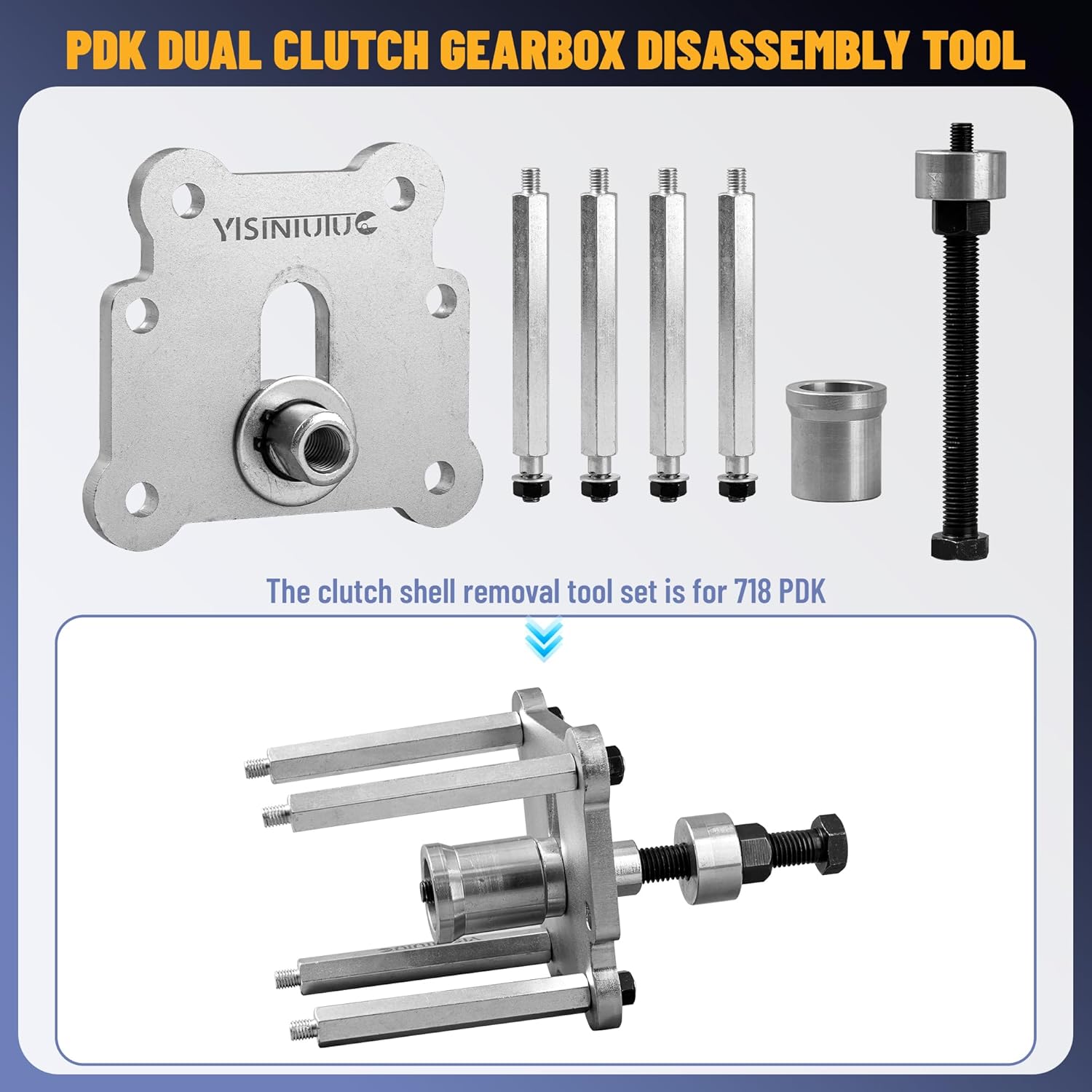 Dual Clutch Housing Shell Removal Tool Kit for Porsche 718 Cayenne PDK