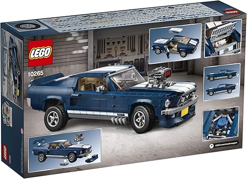 Miniatura 6 de LEGO Creator Expert Ford Mustang 10265 - Juego de juguetes de construcción para adultos 1471 piezas