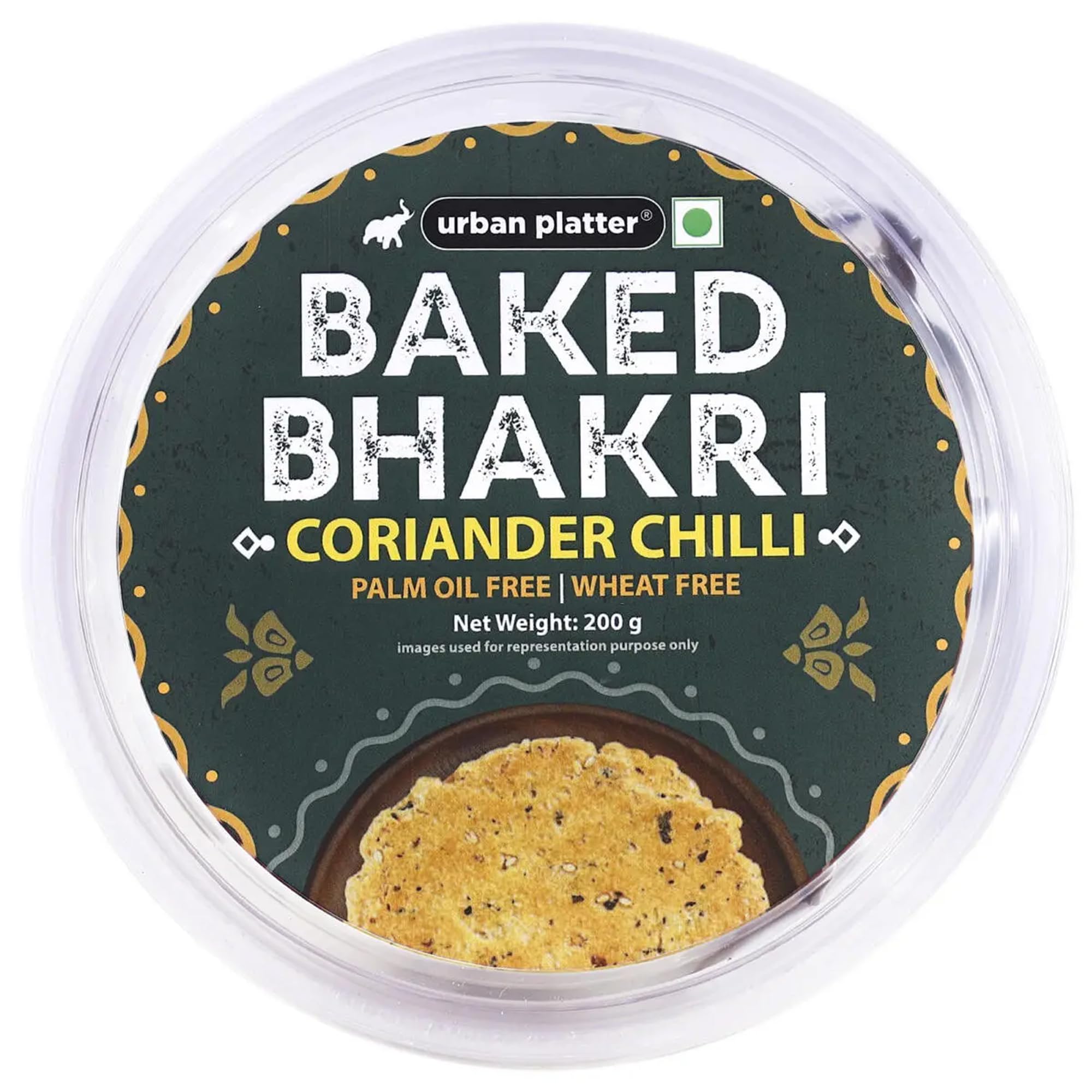 Urban Platter Baked Coriander Chilli Bhakri, 200g (Wheat Free, Traditional Gujarati Snack) (B0BGXPLKPW) Amazon Price History, Amazon Price Tracker