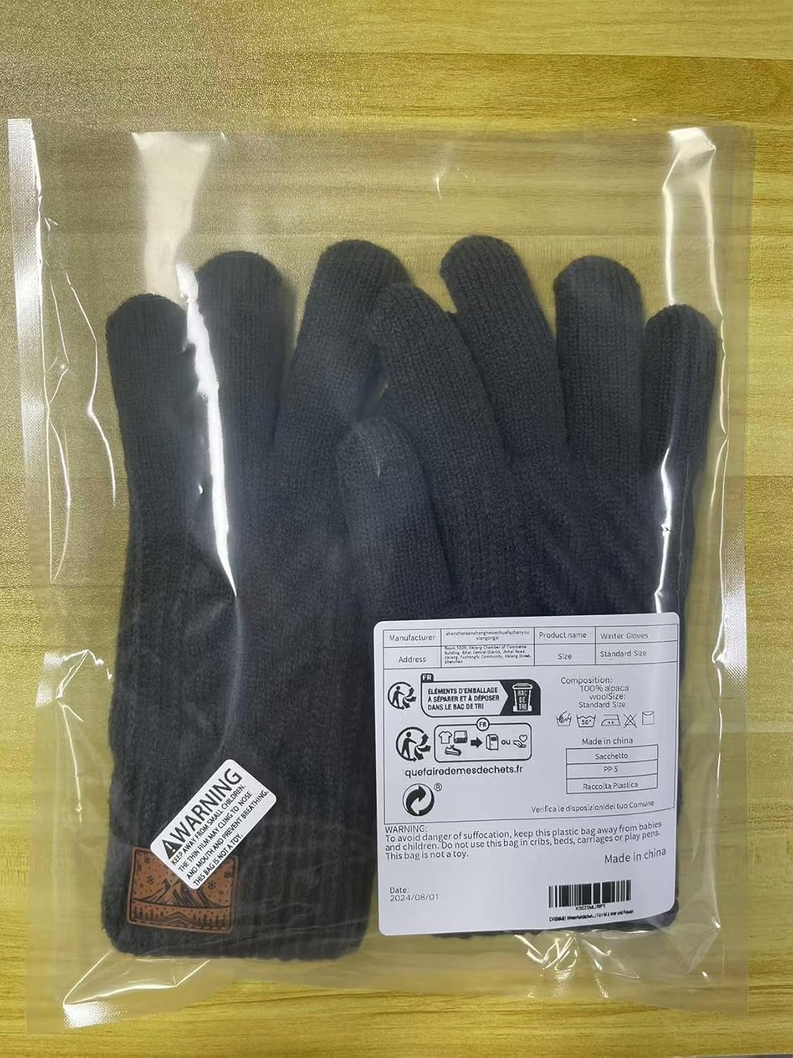 Winter Gloves for Men Women-Warm TouchScreen Cold Weather Gloves,Wool Knit Thermal Adults Gloves for Driving Texting - Image 9