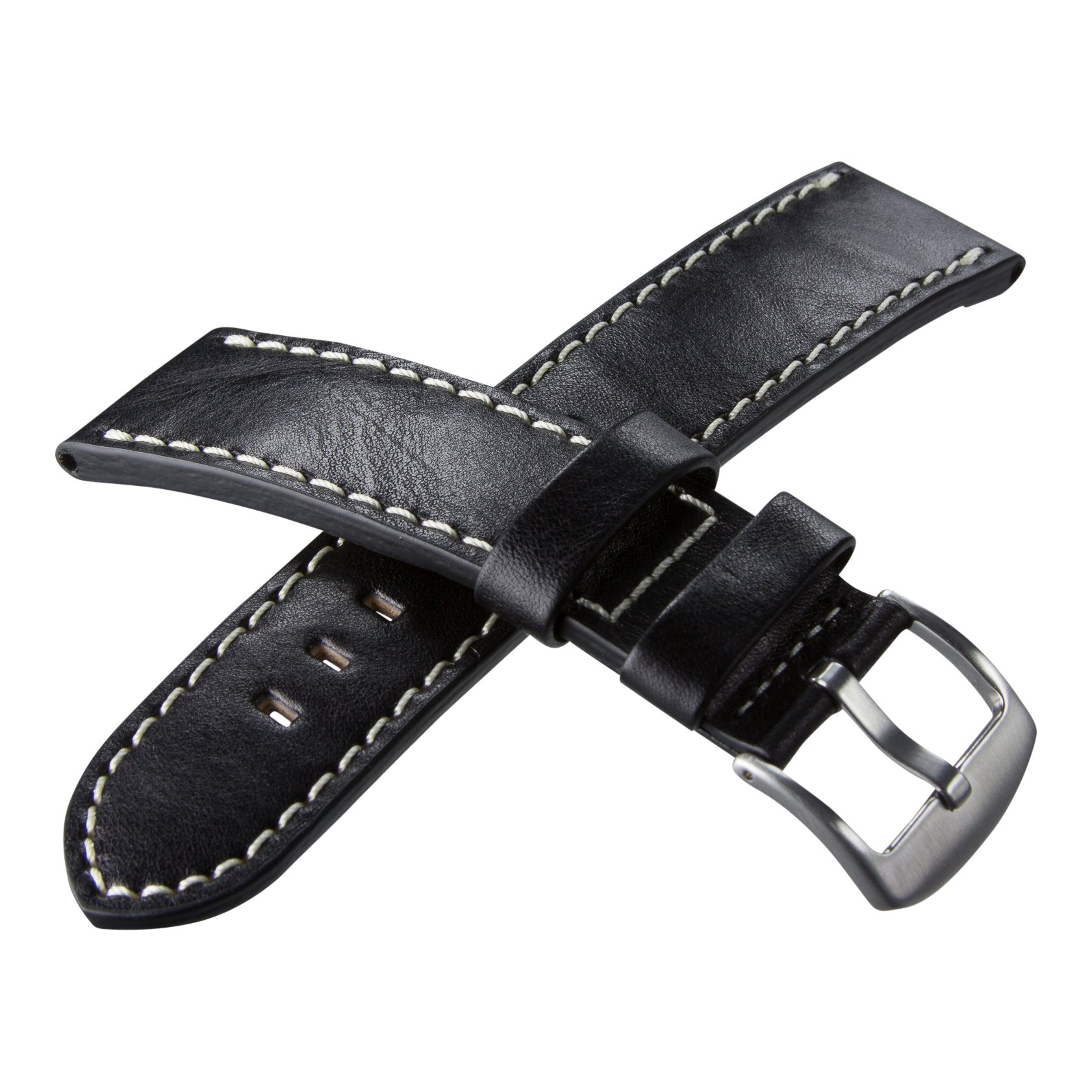 Buy Geckota Genuine Leather Watch Band for UBoat & Nixon Watches Black