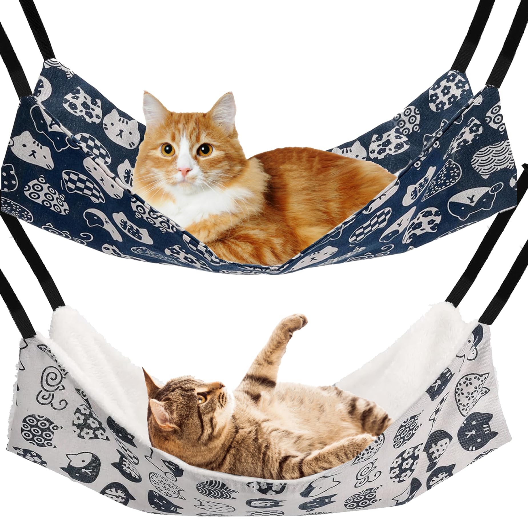 Hamac pour chat et lit suspendu respirant pour créer un coin sieste dans sa cage