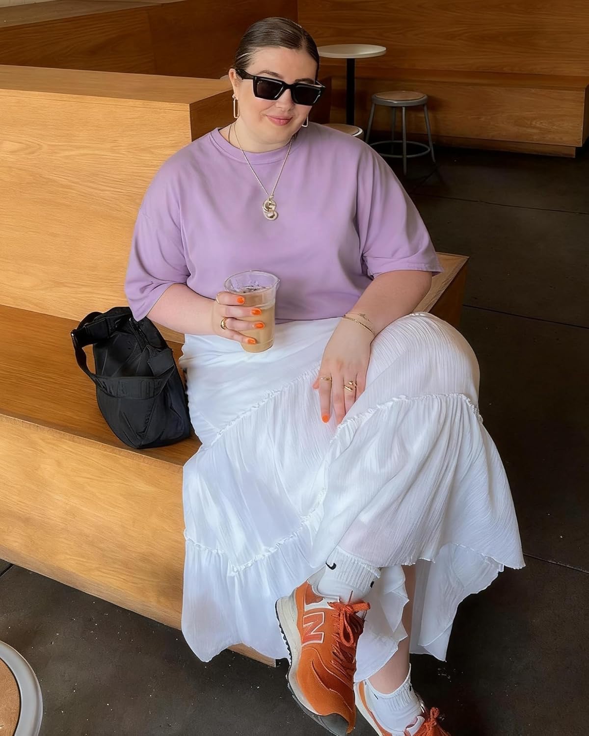 Plus Size Tops Casual Oversized Tshirts for Women Loose Fit Crew Neck Blouses Summer Basic Tees - Image 2