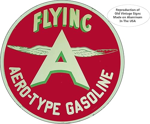 Miniatura 20 de Brotherhood Letrero de gas vintage de reproducción de letreros de metal vintage, letrero redondo de metal para garaje y hogar, 8 pulgadas de