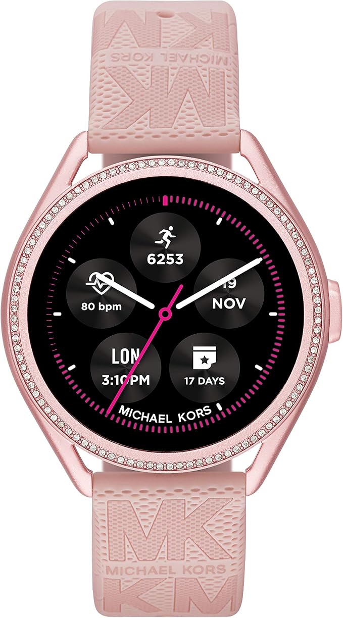 Amazon.com: Michael Kors Women's MKGO Gen 5E 43mm Touchscreen Smartwatch  with Fitness Tracker, Heart Rate, Contactless Payments, and Smartphone  Notifications : Everything Else