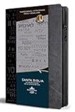 Biblia RVR 1960 Nombres de Dios letra grande tamaño manual con índice y cremallera color negro / Spanish Bible RVR60 Handy Size Black Names of God Index Zippe (Spanish Edition)