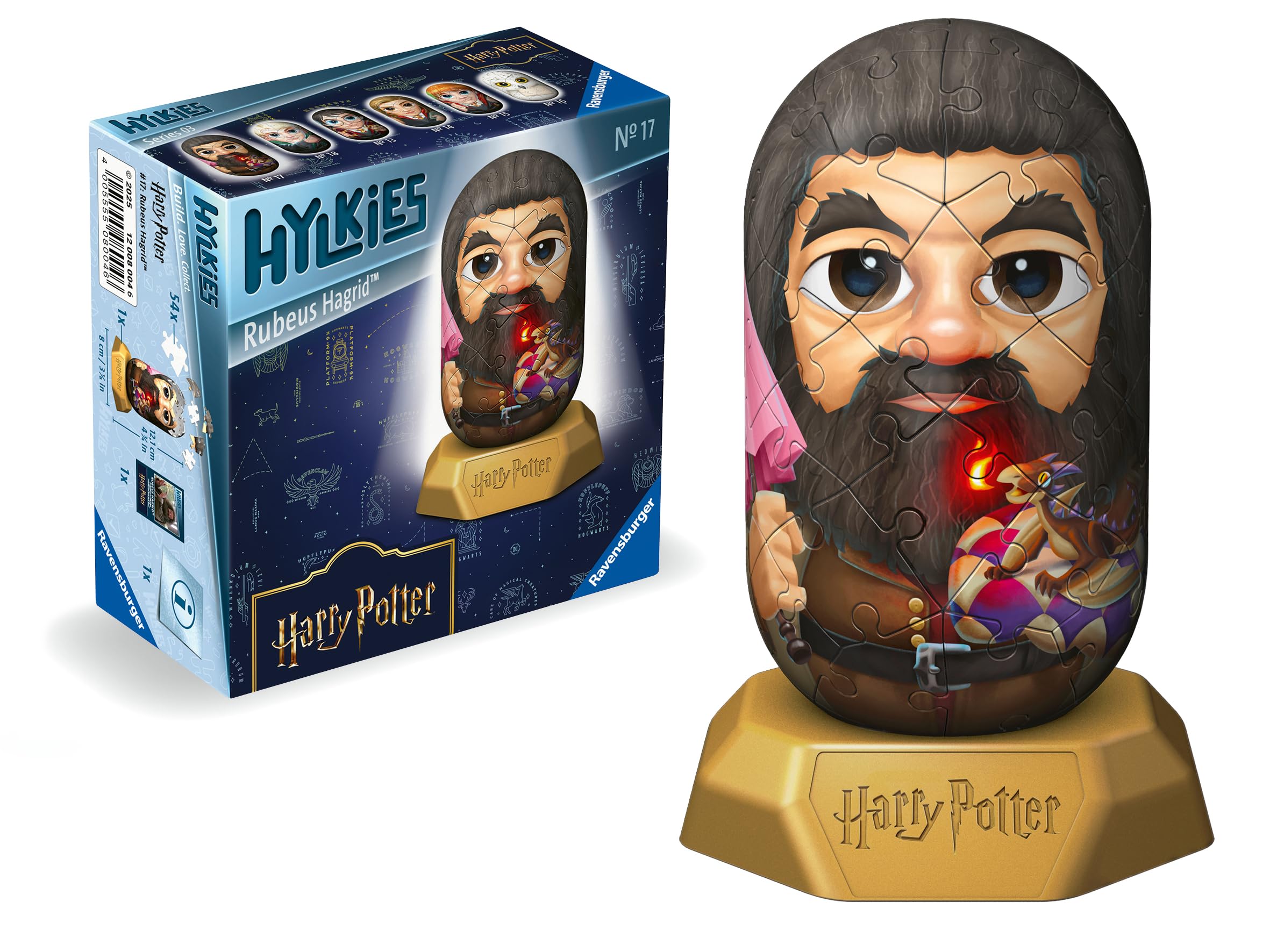 Ravensburger Hylkies Figures Hagrid - Harry Potter Gifts for Kids and Adults Age 6 Years Up - Collectable Toys and 3D Puzzles