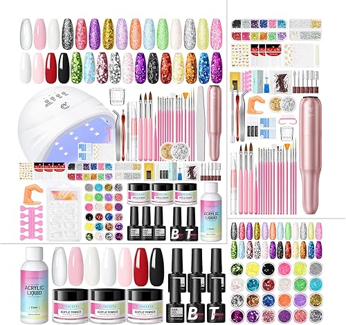 VANREESA 148Pcs Gel Nail Polish Kit with U V Light — bottom and base construction detail