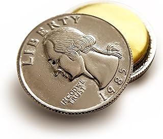 Canailles Squirting Quarter Prank Coin with a Hidden Water Reservoir. Squeeze to Squirt Water & Watch The Laughter Flow, Perfect for Jokes & Magic Tricks