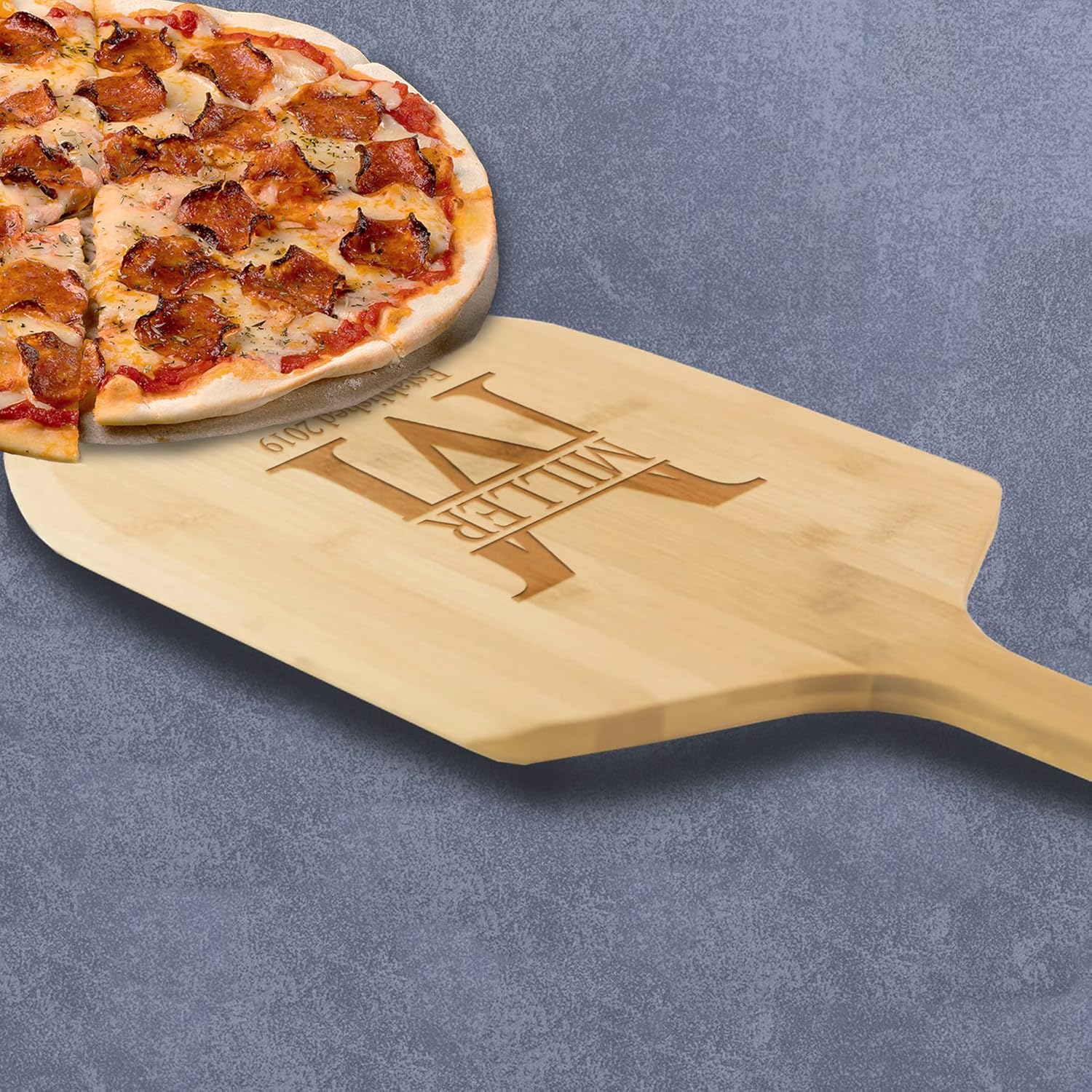 Sofia's Findings Personalized Pizza Paddle | Bamboo Wood Paddle Board - Miller Design