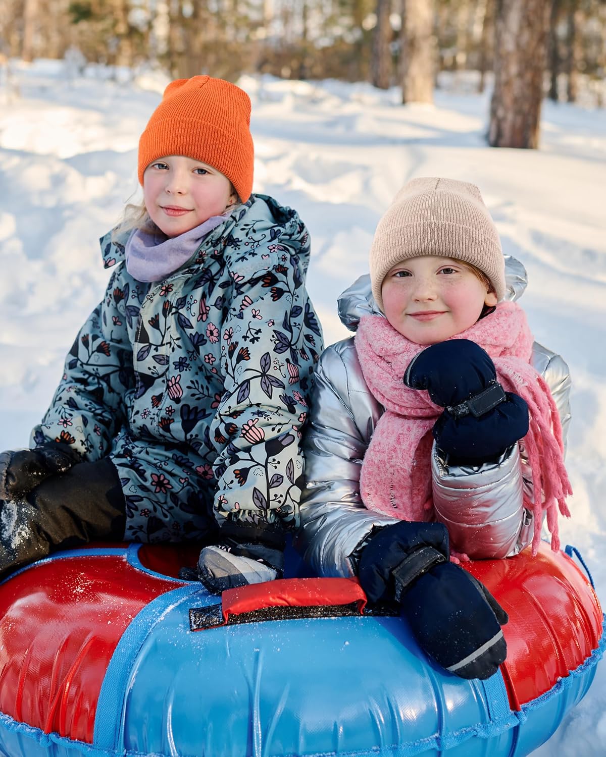 Toulite 24 Pcs Kids Winter Beanies Warm Cold Weather Hats Knitted Beanie Cap Solid Color for Boy Girl Children School Outdoor - Image 5