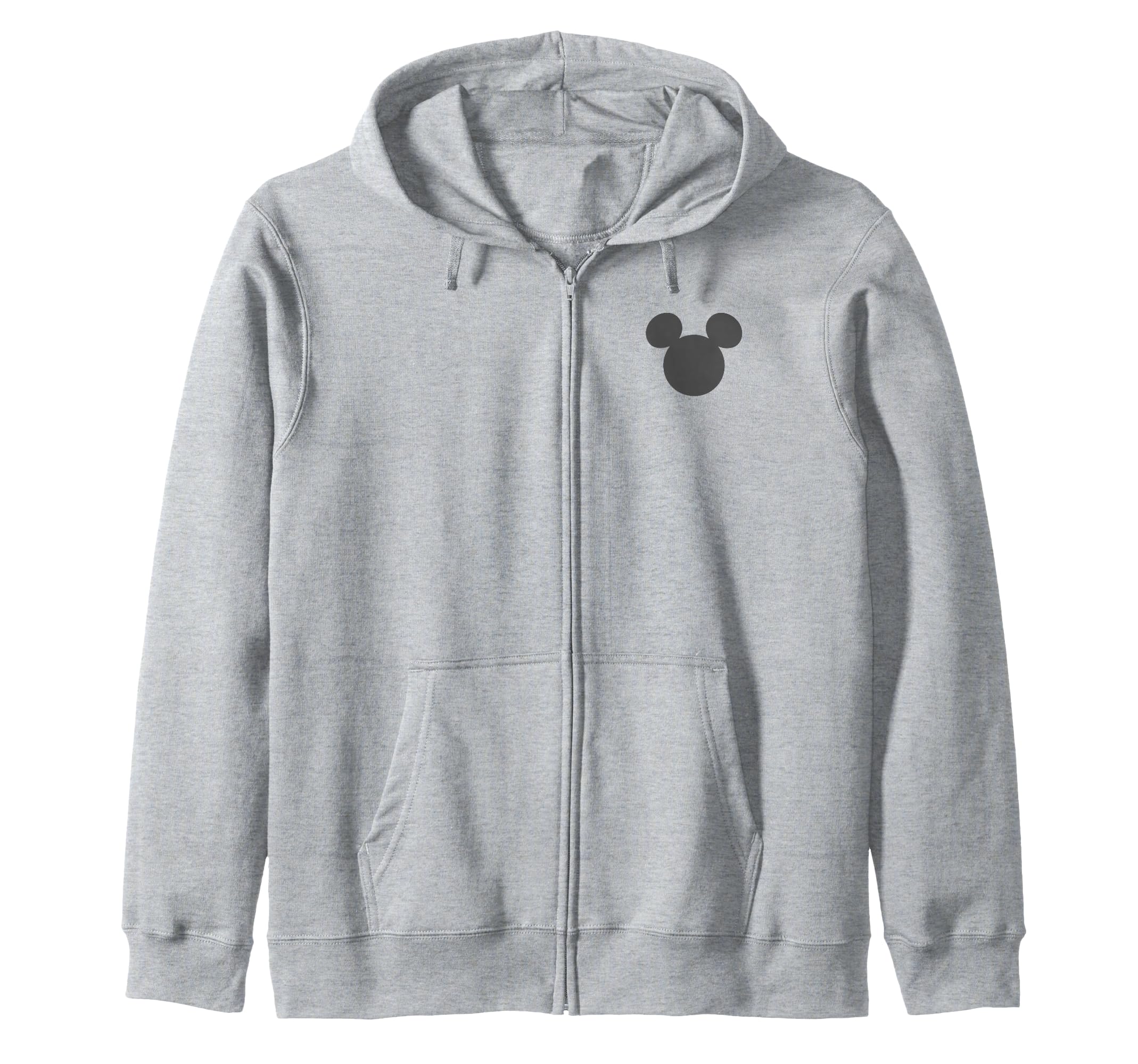 Mickey Silhouette Front & Back Zip Hoodie avec fermeture éclair intégrale - 3