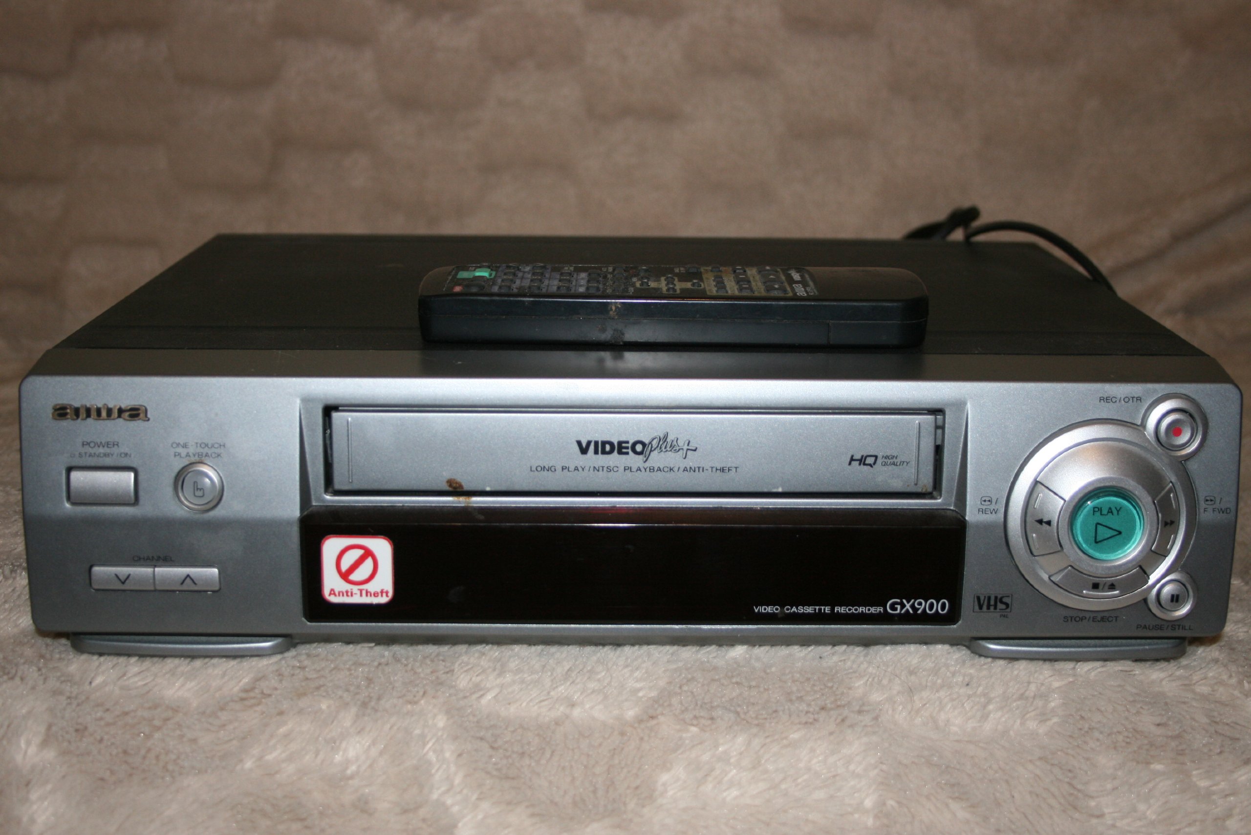 Aiwa Video Cassette Recorder - GX900: Amazon.co.uk: Electronics