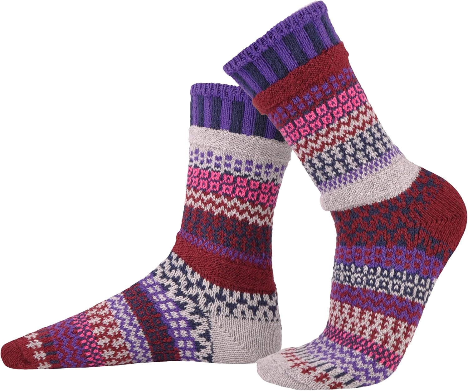 Solmate Socks - Holiday Crew Socks for Women or Men
