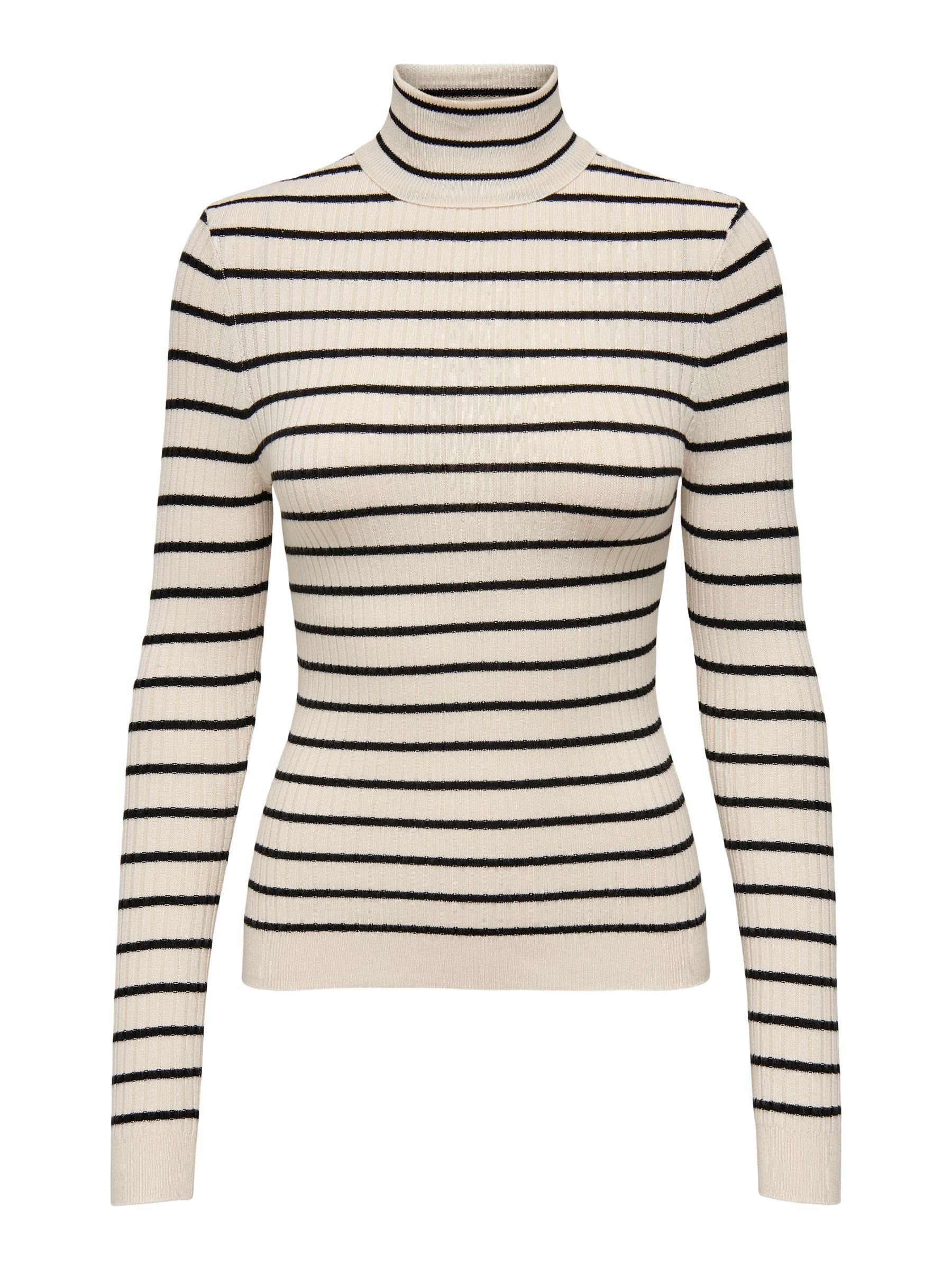 ONLY Women's Onlkarol L/S Rollneck KNT Noos Pullover, Grey (Whitecap Gray), XL