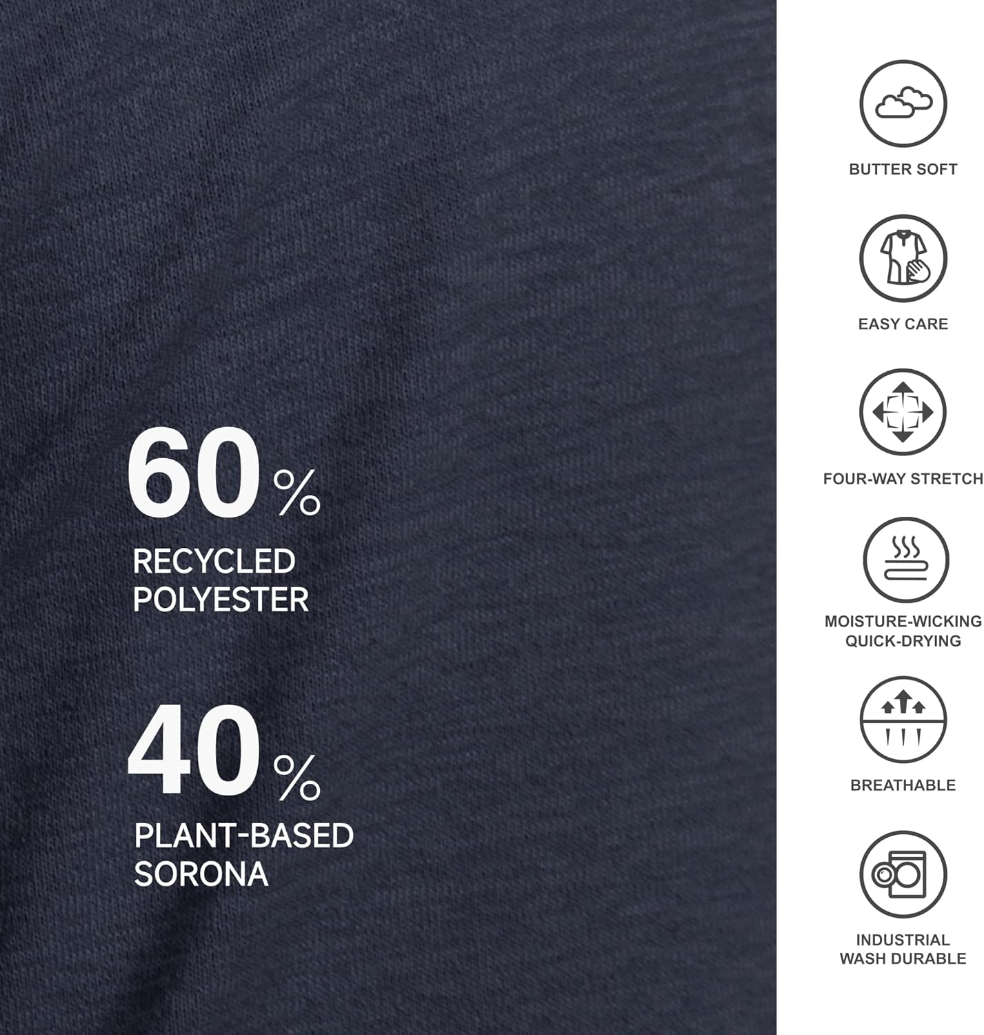 Terra Raglan Underscrub for Men – Warm & Breathable, Long Sleeve, Crew Neck Undershirt for Healthcare - Image 4