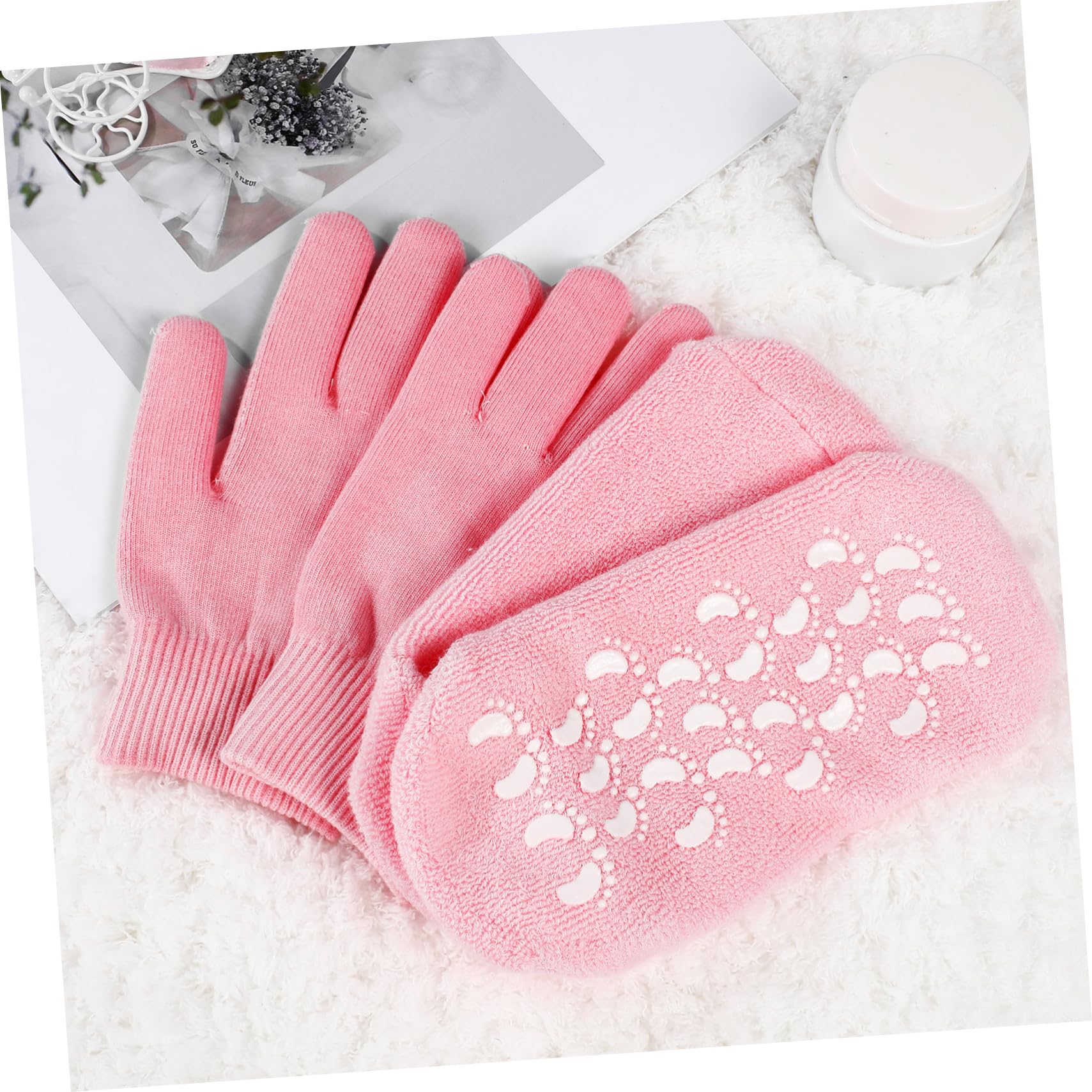 Satz Handschuhe Baumwolle Socken 2 Feuchtigkeitsspendende
