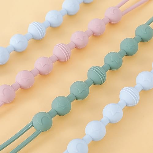 Miniatura 5 de Shoprox Clip de soporte para chupete, clips Binky para chupetes de bebé, paquete de 3, mantiene los chupetes limpios y seguros, clips suaves y