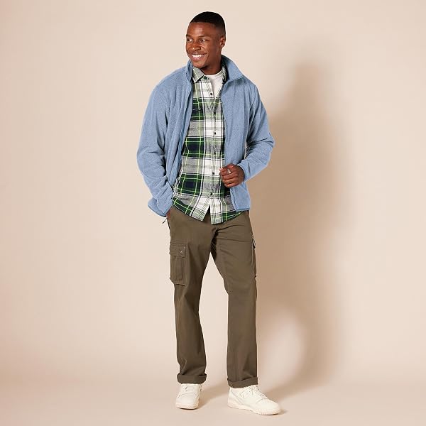 Amazon Essentials Veste Polaire à Fermeture éclair intégrale (Grandes Tailles Disponibles) Homme - 4
