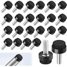 Pack of 24 M8 Furniture Feet Black Furniture Gliders Adjustable Furniture