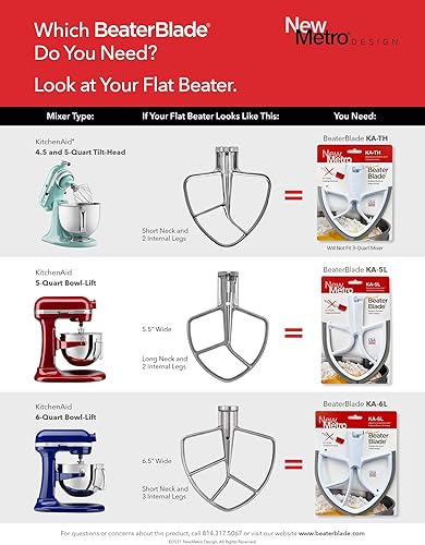 Miniatura 6 de Cuchilla batidora original para batidora de cabeza inclinable de 4.5 y 5 cuartos y juego de conductos de vertido universales, fabricado en Estados