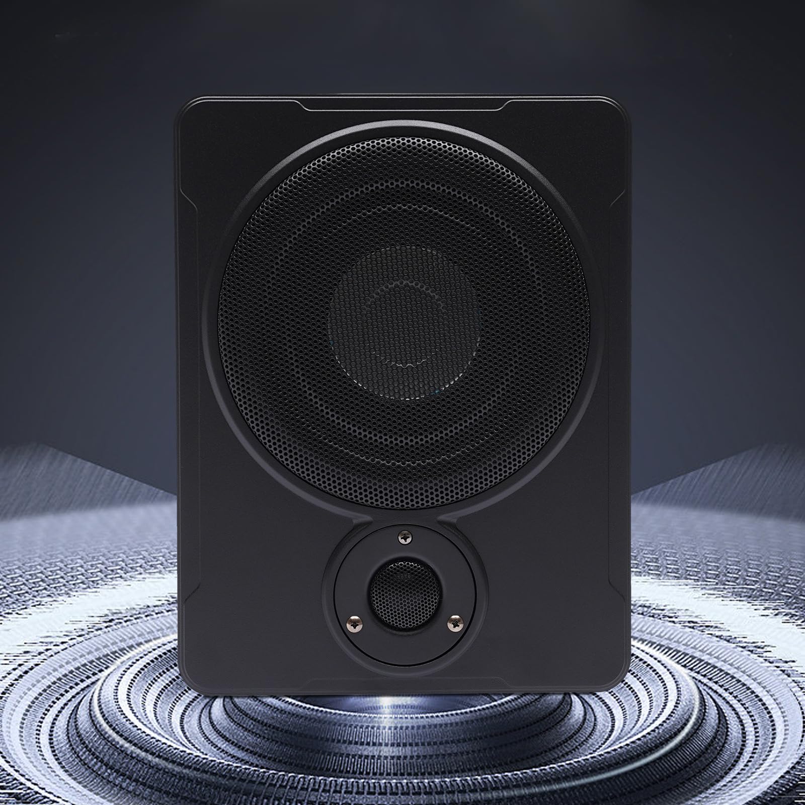 Auto Untersitz Subwoofer 8 Zoll 200W - Aktiv Bassbox Mit Kabelset Für Auto & LKW