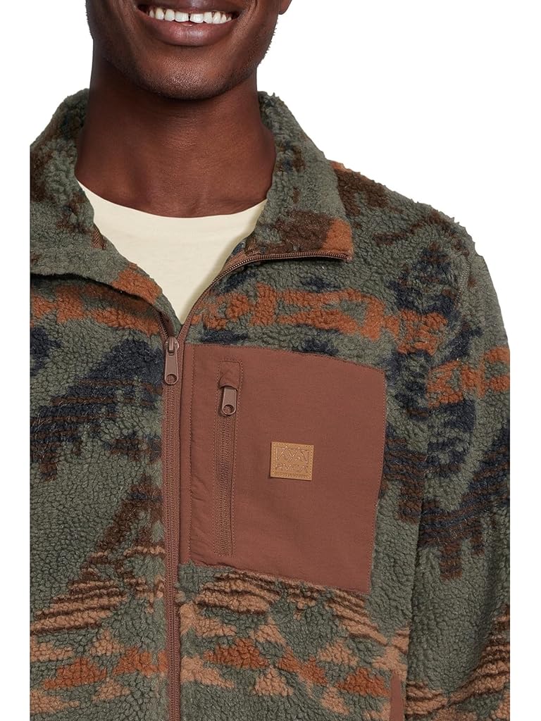 Multi RVCA Jacumba Sherpa Zip