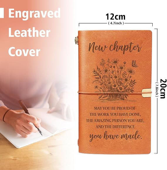 BeneCharm Retirement Gift for Woman, New Chapter Journal