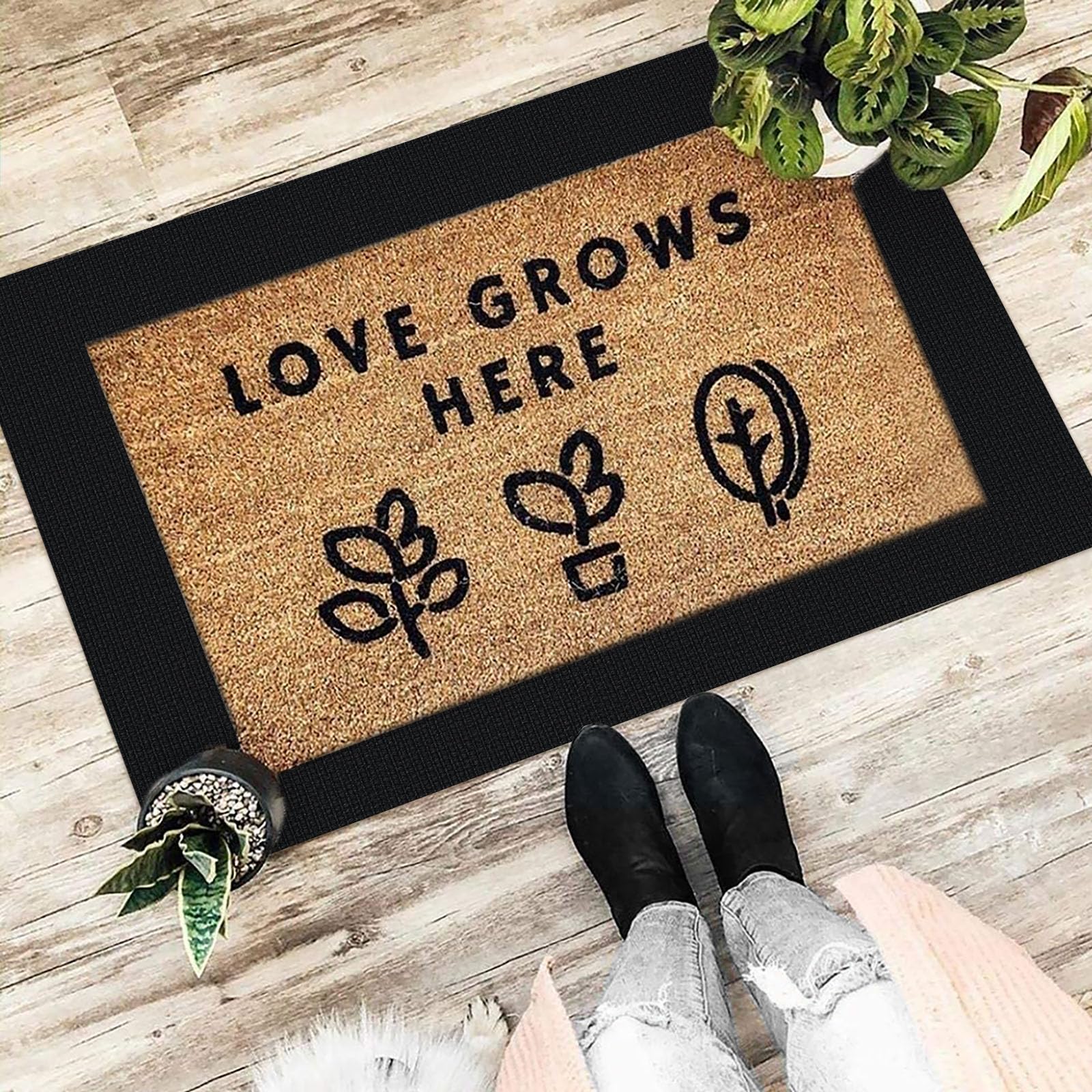 ラグ　Hand Woven LOGO Rug - small Amazon.com: EARTHALL Small Area Rug 2x3 Ft Washable Rugs for