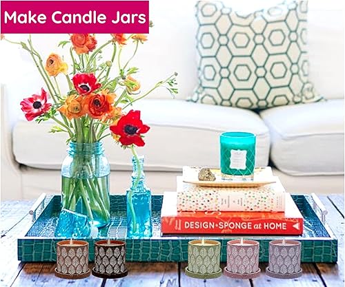 Miniatura 5 de Alnoor - Juego de 2 moldes de silicona para macetas, formas cuadradas y redondas, moldes de hormigón para suculentas pequeñas y macetas, gris, 3.15