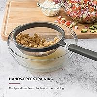 Vista 4 de KitchenAid Colador de acero inoxidable Gris-Carbón