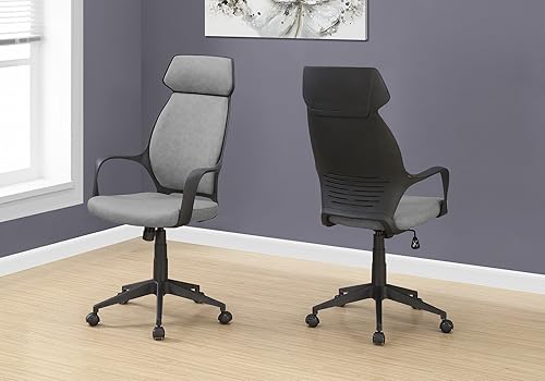 Monarch Specialties Silla de oficina, gris