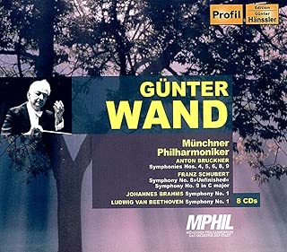 ギュンター・ヴァント ~ ミュンヘン・レコーディングス (The Munich Recordings - A. Bruckner, F. Schubert, J. Brahms, L.V. Beethoven / Gunter Wand, Munchener Philharmoniker) (8CD) [輸入盤]