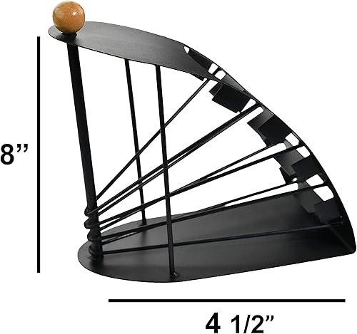 Miniatura 2 de Home-X Organizador de soporte para control remoto con 4 ranuras, organizador de escritorio compacto para oficina en casa, ideal para soporte de