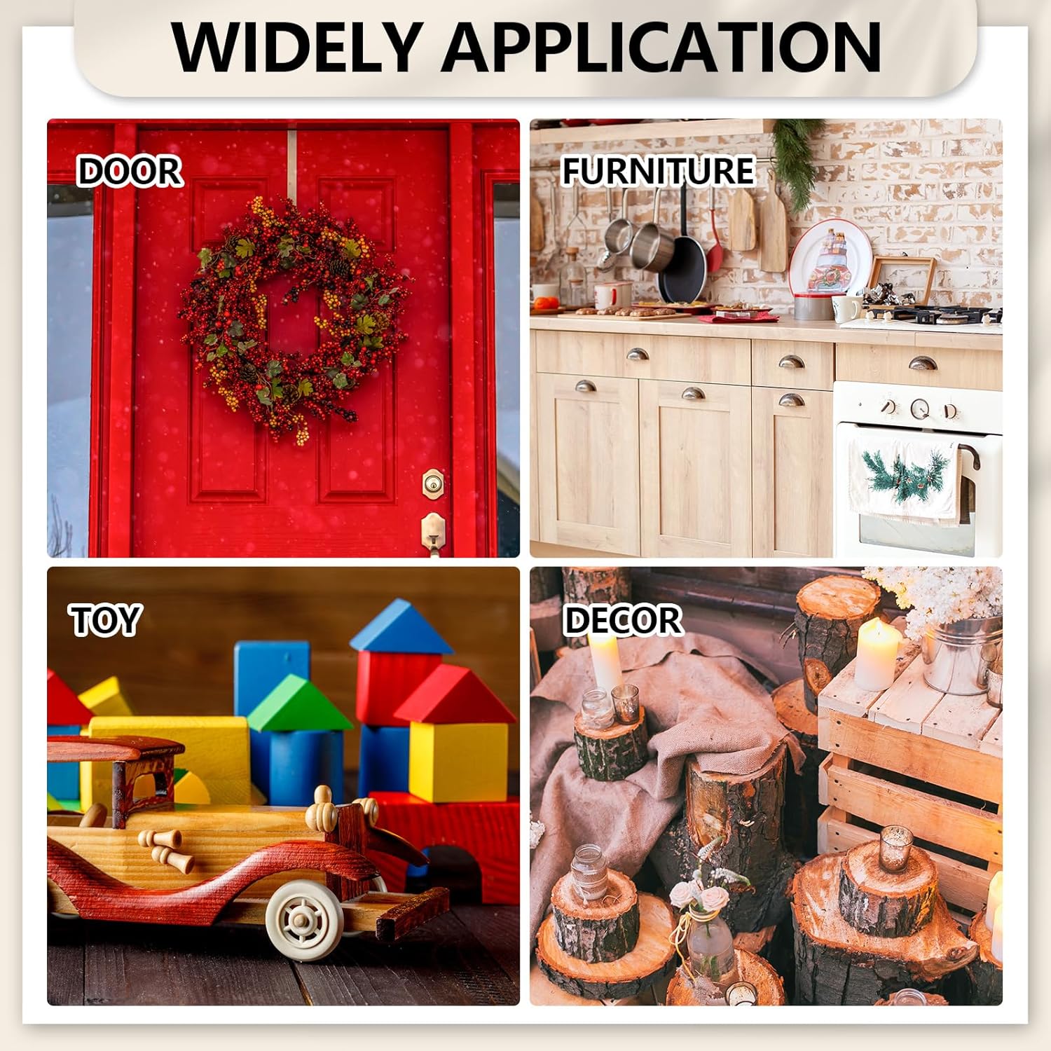 Marsui 12 Pcs Chalk Paint Varnish Brush Furniture Wax Brushes for Waxing Furniture Flat, Angle, Round Paint Brushes with Wooden Handles for Acrylic, Oil, Paint,Watercolor, Gouache and Canvas Painting