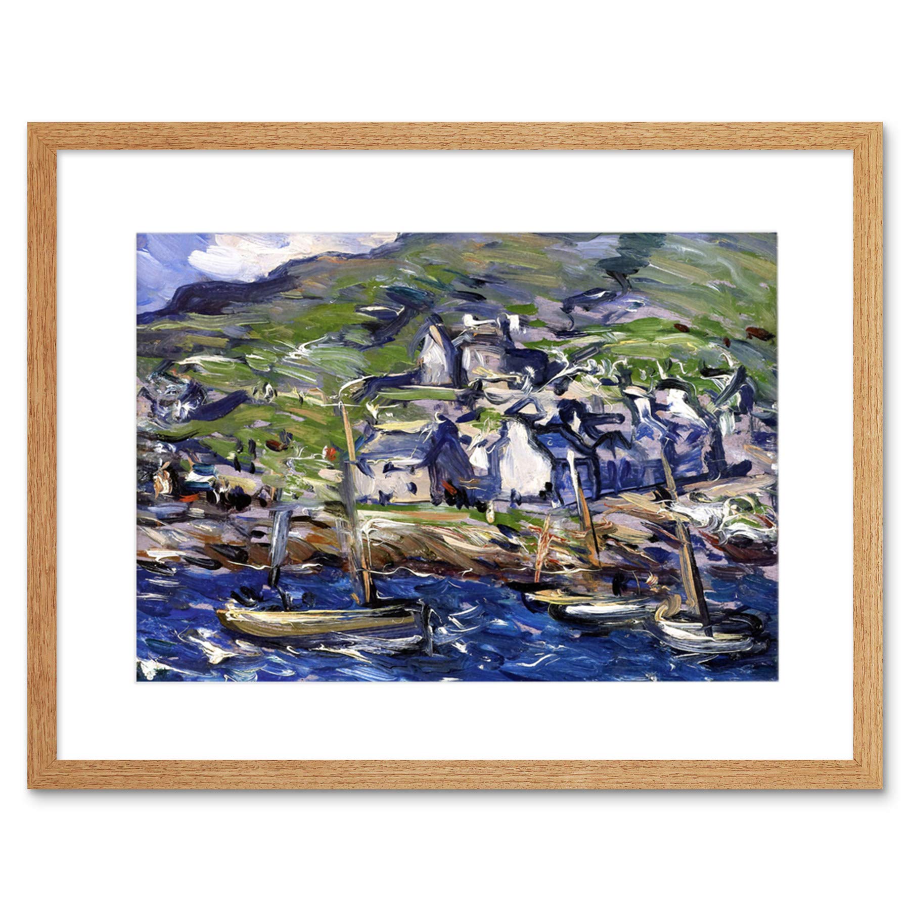 Wee Blue Coo Peploe Windy Day at Barra 12x16'' Framed Art Print F12x11941