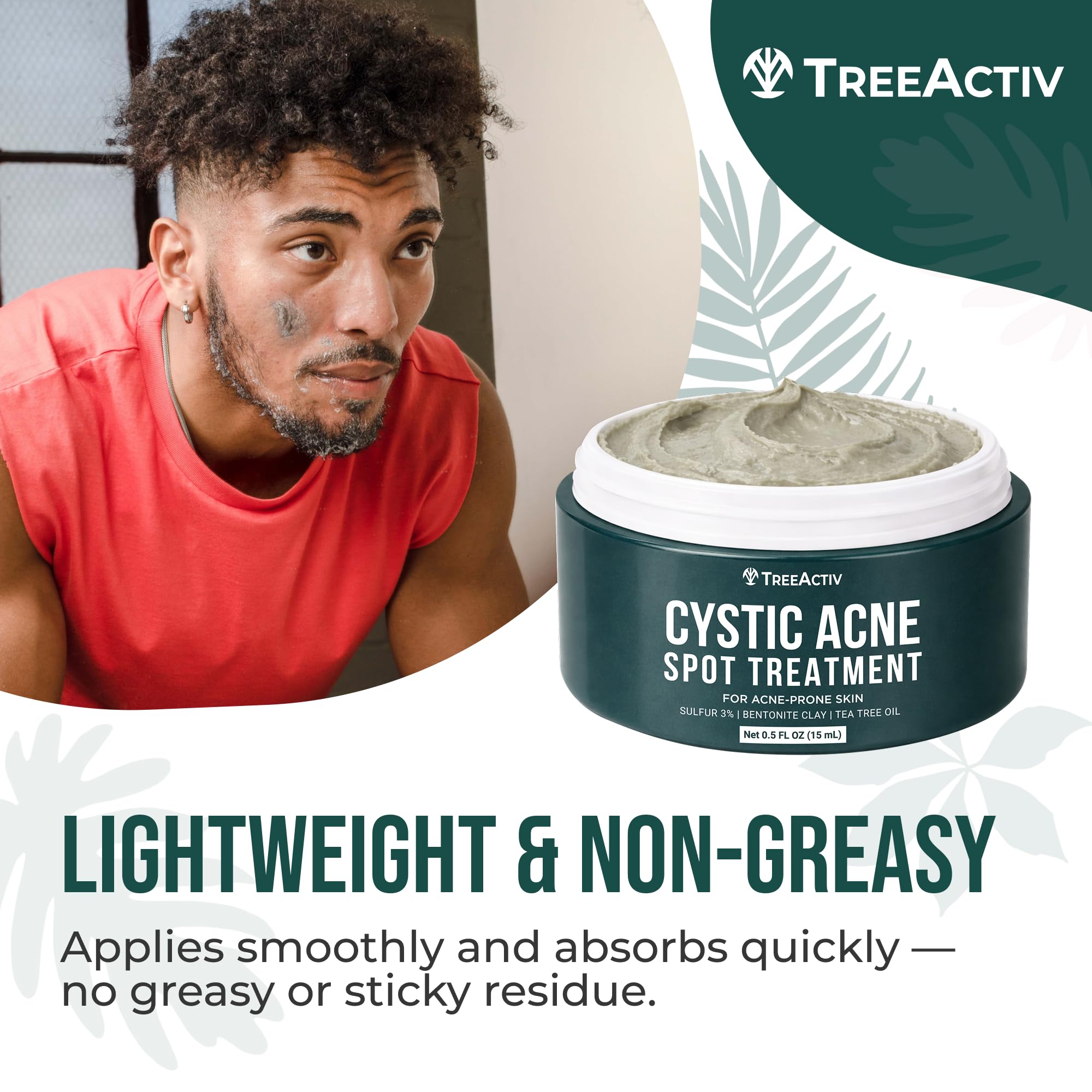 Amazon.com: TreeActiv Cystic Acne Spot Treatment, Hormonal