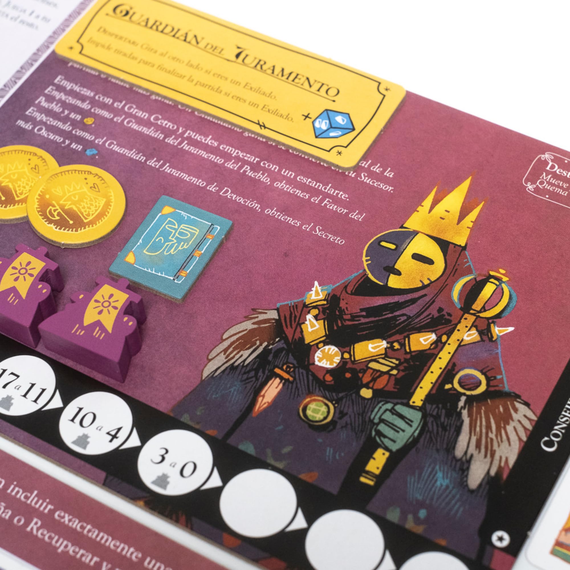 2Tomatoes Games | Oath: Crónica del Imperio y EL Exilio | Konkurencyjna gra planszowa | Napisz historię starego kraju | hiszpański, angielski, francuski | dla 1-6 graczy | Temat: Fantasy