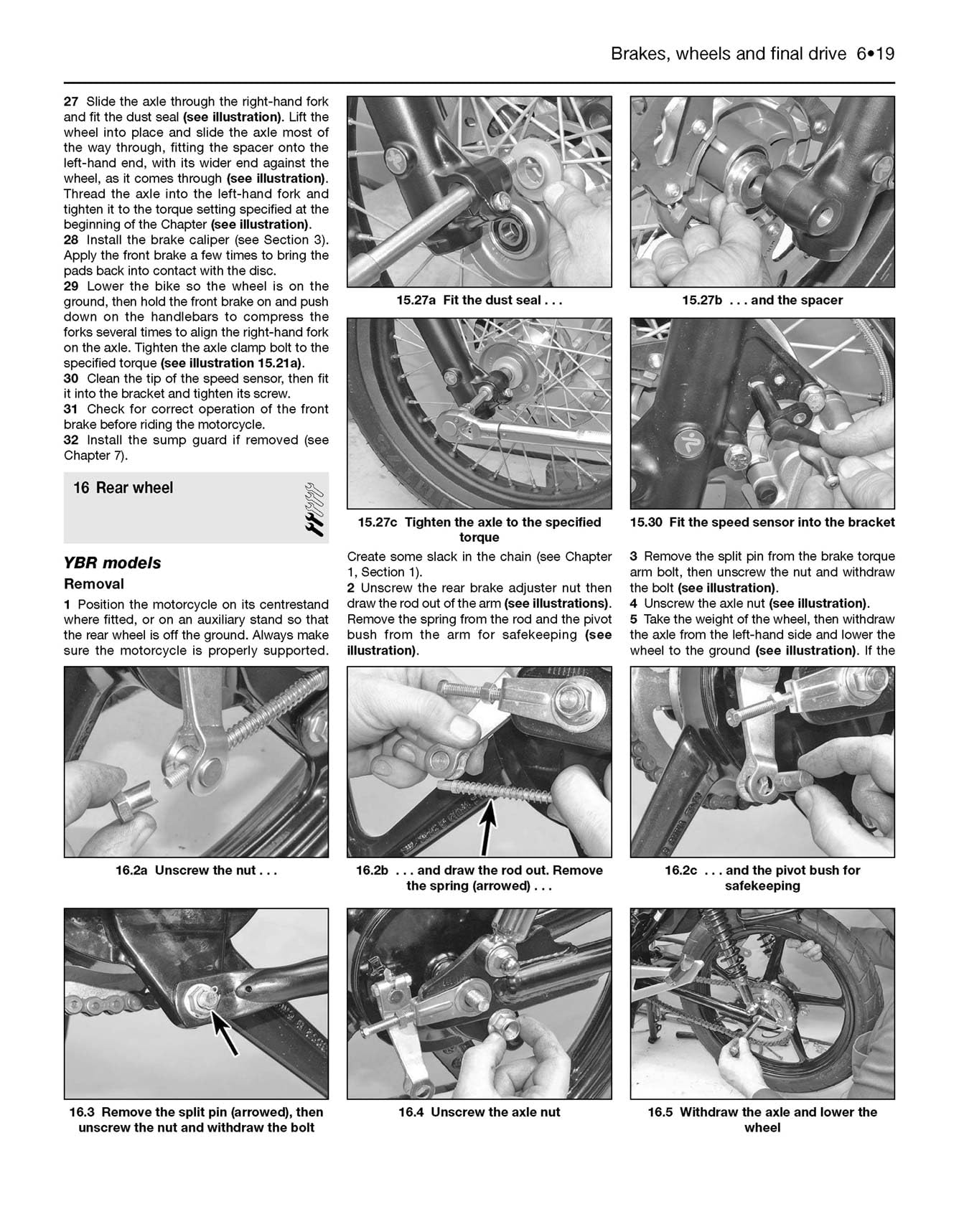 Yamaha YBR125 (05 - 16) & XT125R/X (05 - 09) Haynes Repair Manual