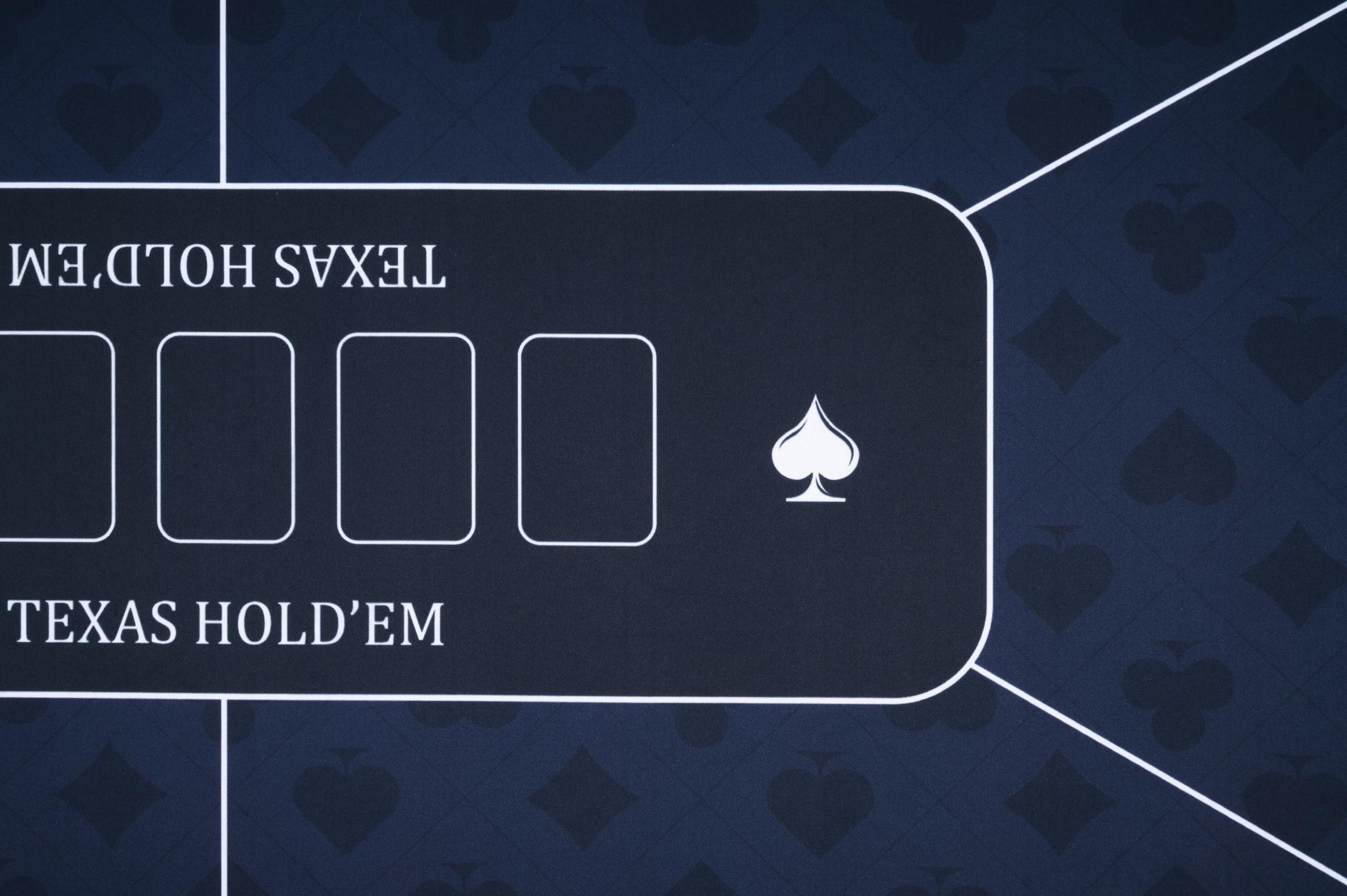 Engelhart - 320995 - Blue Poker Mat - Non-Slip Surface 140 cm x 80 cm