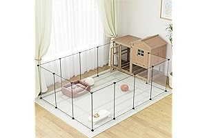 Large Clear Playpen: Your Pet's Private Paradise