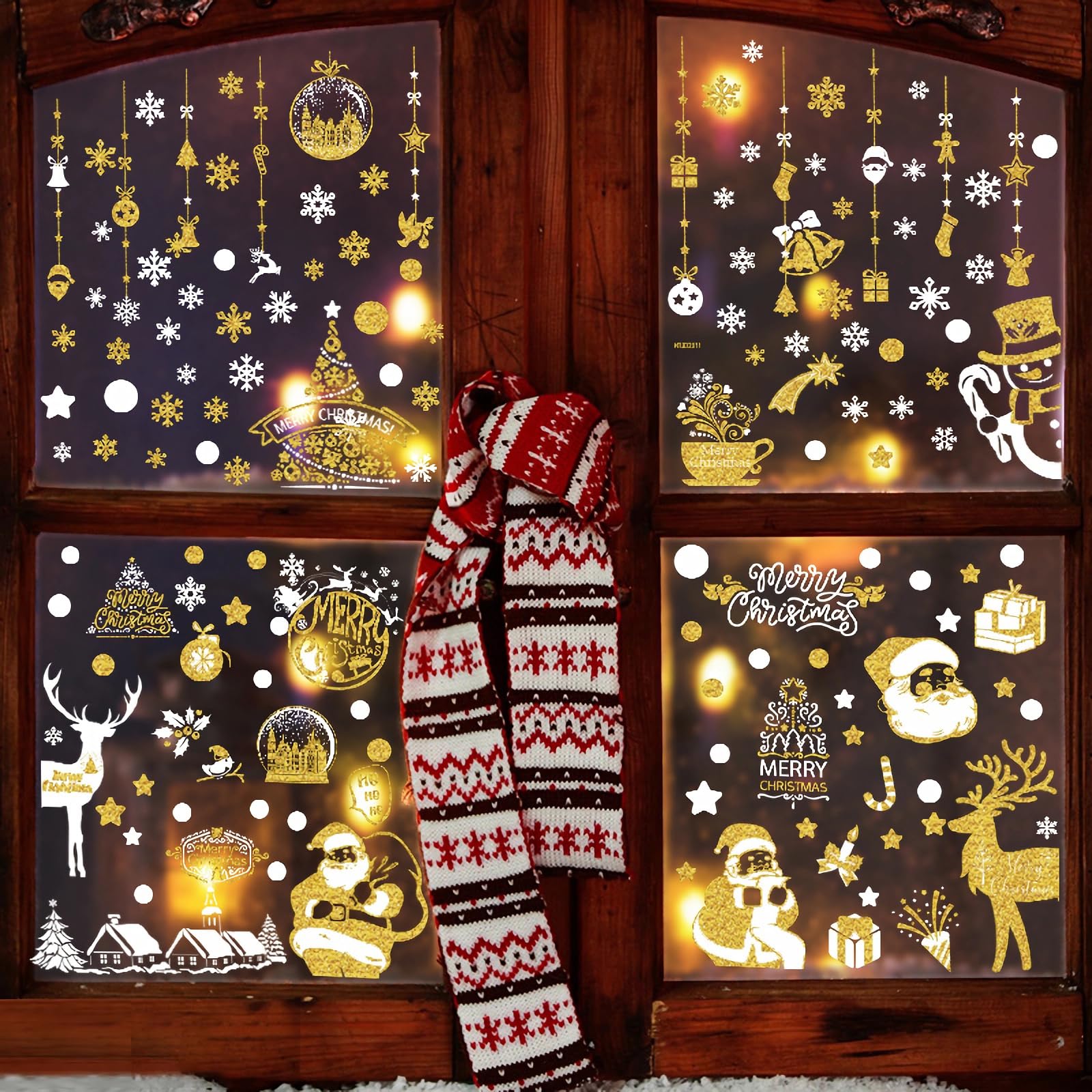 Amazon | 【Charming Club】ウォールステッカー クリスマス 飾り 静電