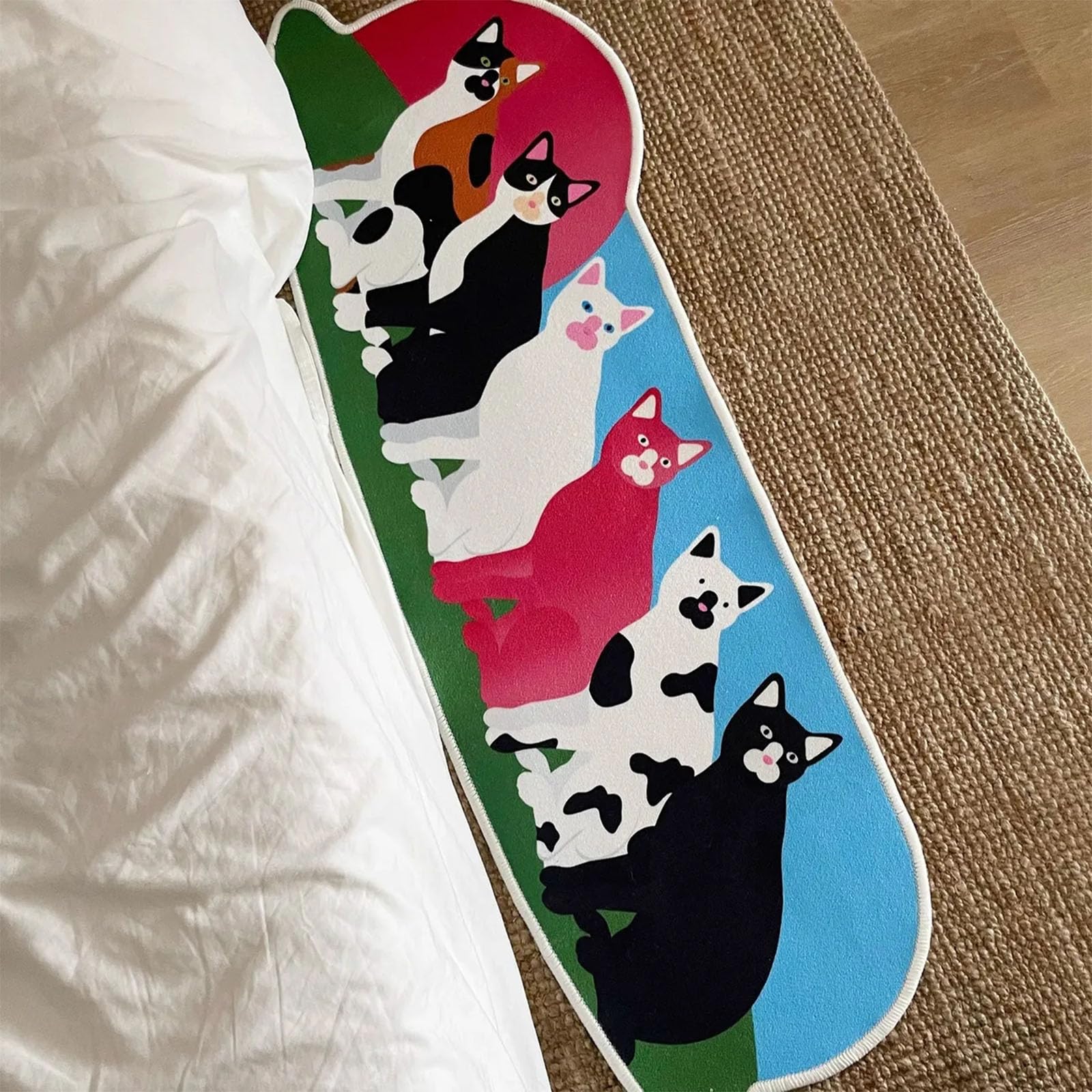 Tapis de bain coloré 48x140 cm pour créer une ambiance chaleureuse chez vous