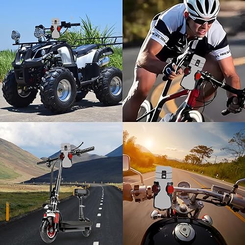 Miniatura 6 de Portavasos de bicicleta a prueba de golpes, soporte universal para bebidas con aleación de aluminio de 0.6 a 1.75 pulgadas en motocicleta, ATV,