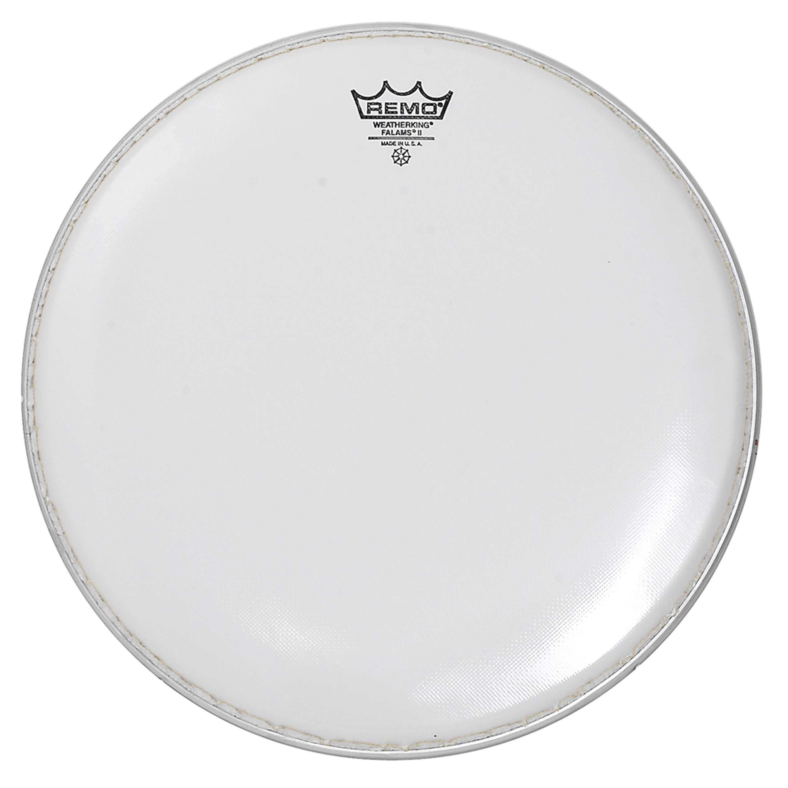 Amazon.com: Remo KS0214-00 Smooth White Falams II Marching Snare